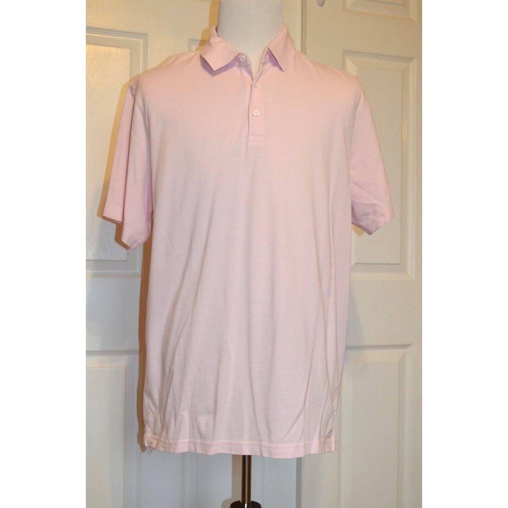 Vineyard Vines Men's‎ Size L Pink Polo Shirt Short Sleeves